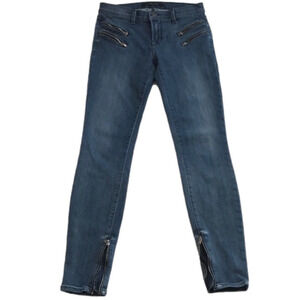 J BRAND Size O‎ Cass Beatnik Moto Zip Skinny Jeans